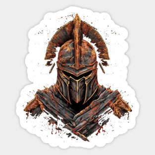 Ares, Greek God of War Spartan Helmet Sticker